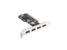 Karta Lanberg PCI -> USB 2.0 5-port