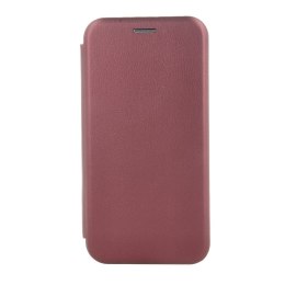 Etui Smart Diva do Samsung Galaxy S21 FE 5G burgundowe