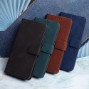 Etui Smart Velvet do Xiaomi Redmi 12C ciemnozielone