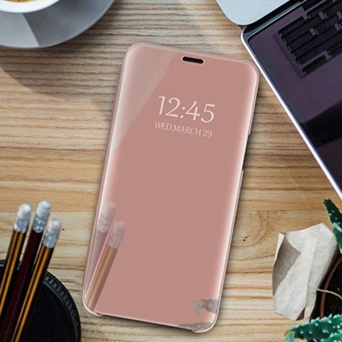 Etui Smart Clear View do Samsung Galaxy A34 5G różowe Etui Smart Clear View do Samsung Galaxy A34 5G różowe