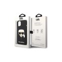 Karl Lagerfeld nakładka do iPhone 14 Plus 6,7" KLHCP14MSLKHBK hardcase czarny Silicone Karl`s Head