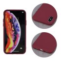 Nakładka Silicon do iPhone 11 burgundowa