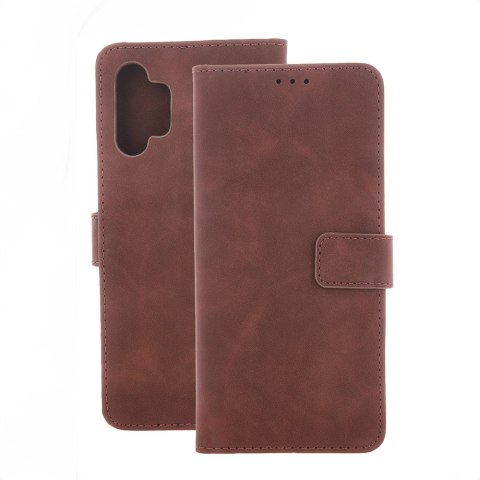 Etui Smart Velvet do Samsung Galaxy A14 4G / A14 5G brązowe