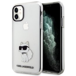 Karl Lagerfeld nakładka do iPhone 11 / XR KLHCN61HNCHTCT transparentna hardcase Ikonik Choupette