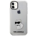 Karl Lagerfeld nakładka do iPhone 11 / XR KLHCN61HNCHTCT transparentna hardcase Ikonik Choupette