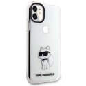 Karl Lagerfeld nakładka do iPhone 11 / XR KLHCN61HNCHTCT transparentna hardcase Ikonik Choupette