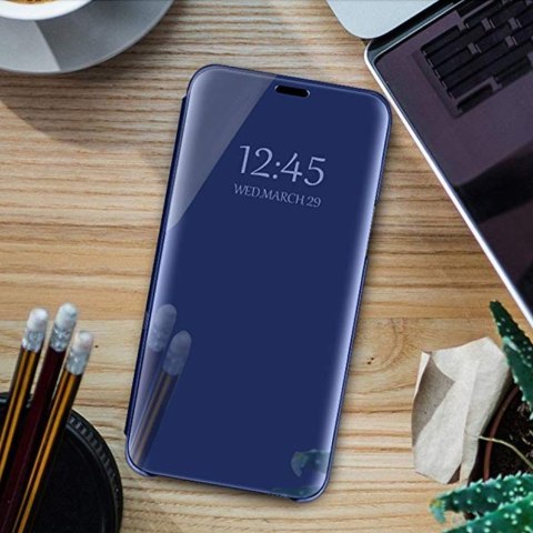 Etui Smart Clear View do Samsung Galaxy A34 5G niebieske Etui Smart Clear View do Samsung Galaxy A34 5G niebieske