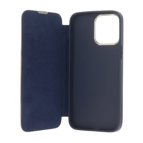 Etui Smart Gold Frame Mag do iPhone 14 Pro 6,1" granatowe Etui Smart Gold Frame Mag do iPhone 14 Pro 6,1" granatowe