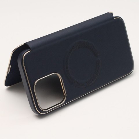 Etui Smart Gold Frame Mag do iPhone 14 Pro 6,1" granatowe Etui Smart Gold Frame Mag do iPhone 14 Pro 6,1" granatowe