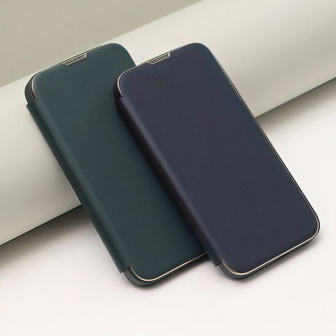 Etui Smart Gold Frame Mag do iPhone 14 Pro 6,1" granatowe Etui Smart Gold Frame Mag do iPhone 14 Pro 6,1" granatowe