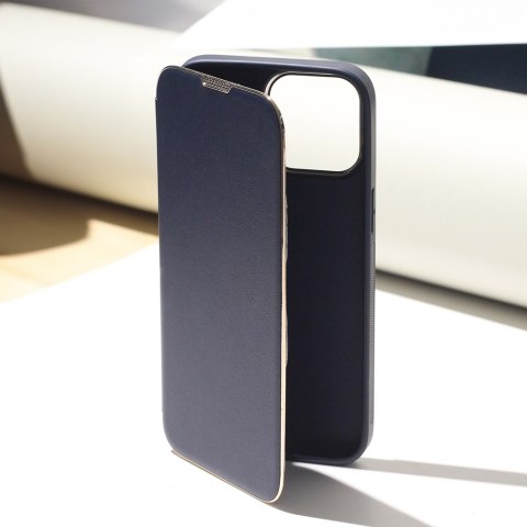 Etui Smart Gold Frame Mag do iPhone 14 Pro 6,1" granatowe Etui Smart Gold Frame Mag do iPhone 14 Pro 6,1" granatowe