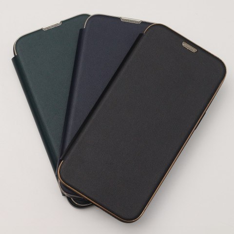 Etui Smart Gold Frame Mag do iPhone 14 Pro 6,1" granatowe Etui Smart Gold Frame Mag do iPhone 14 Pro 6,1" granatowe