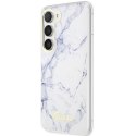 Guess nakładka do Samsung Galaxy S23 Plus GUHCS23MPCUMAH biała HC PU/TPU Marble