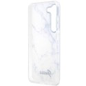 Guess nakładka do Samsung Galaxy S23 Plus GUHCS23MPCUMAH biała HC PU/TPU Marble