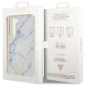 Guess nakładka do Samsung Galaxy S23 Plus GUHCS23MPCUMAH biała HC PU/TPU Marble