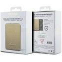 Guess power bank indukcyjny 15W GUPBM5ALGSGD 5000mAh złoty MagSafe Metal Script Logo