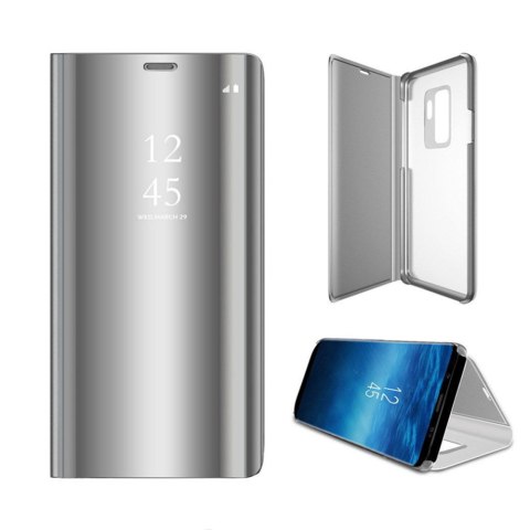 Etui Smart Clear View do Samsung Galaxy A15 4G / A15 5G srebrne Etui Smart Clear View do Samsung Galaxy A15 4G / A15 5G srebrne