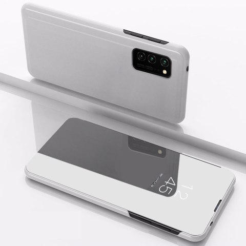 Etui Smart Clear View do Samsung Galaxy A15 4G / A15 5G srebrne Etui Smart Clear View do Samsung Galaxy A15 4G / A15 5G srebrne