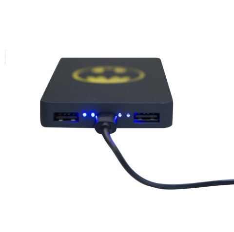 Batman power bank 6000 mAh Light-Up Batman Logo Batman power bank 6000 mAh Light-Up Batman Logo