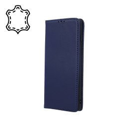 Etui skórzane Smart Pro do Samsung Galaxy A14 4G / A14 5G granatowe