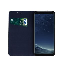 Etui skórzane Smart Pro do Samsung Galaxy A14 4G / A14 5G granatowe