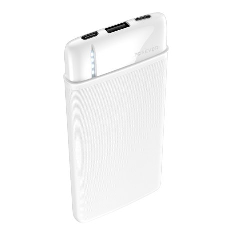 Forever power bank TB-100S 5000 mAh biały Forever power bank TB-100S 5000 mAh biały