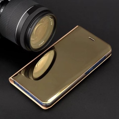 Etui Smart Clear View do Samsung Galaxy A35 5G złote Etui Smart Clear View do Samsung Galaxy A35 5G złote