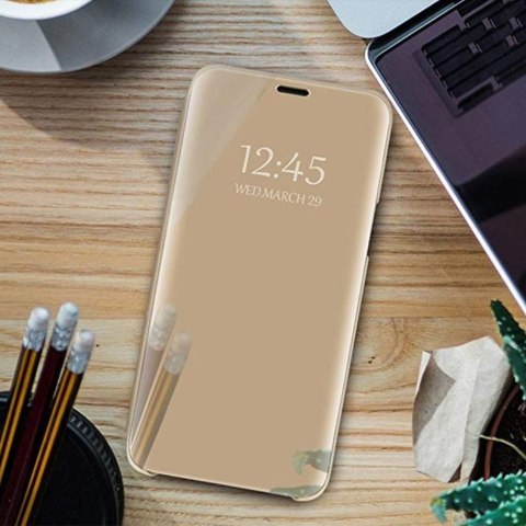 Etui Smart Clear View do Samsung Galaxy A35 5G złote Etui Smart Clear View do Samsung Galaxy A35 5G złote