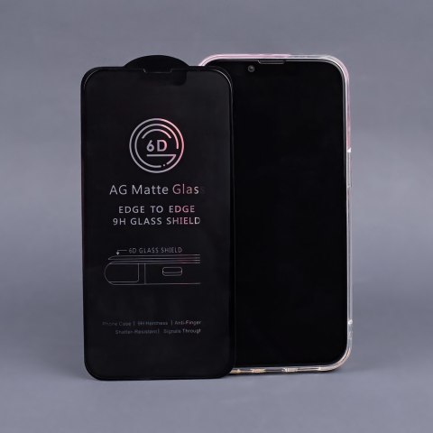 Szkło hartowane 6D matowe do iPhone 13 Mini 5,4'' czarna ramka Szkło hartowane 6D matowe do iPhone 13 Mini 5,4'' czarna ramka