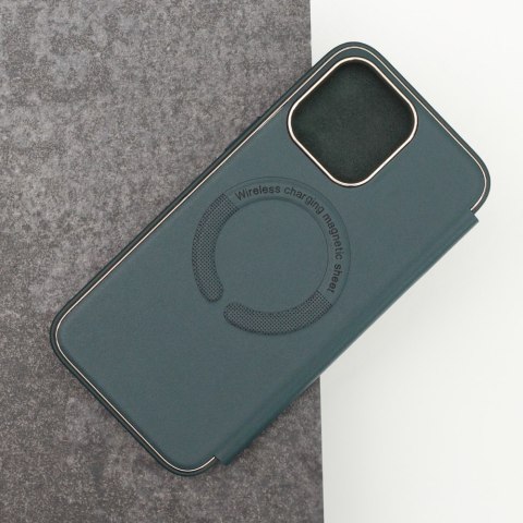 Etui Smart Gold Frame Mag do iPhone 14 Pro 6,1" ciemnozielony Etui Smart Gold Frame Mag do iPhone 14 Pro 6,1" ciemnozielony