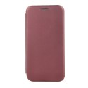 Etui Smart Diva do iPhone 15 Plus 6,7" burgundowe