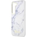 Guess nakładka do Samsung Galaxy S23 GUHCS23SPCUMAH biała HC PU/TPU Marble