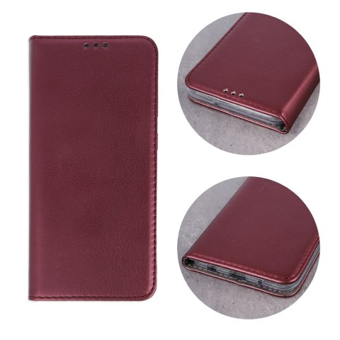 Etui Smart Magnetic do Motorola Moto E22 / E22i burgundowe Etui Smart Magnetic do Motorola Moto E22 / E22i burgundowe