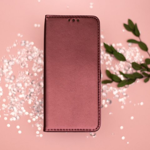Etui Smart Magnetic do Motorola Moto E22 / E22i burgundowe Etui Smart Magnetic do Motorola Moto E22 / E22i burgundowe