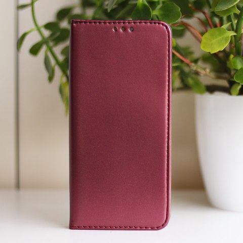 Etui Smart Magnetic do Motorola Moto E22 / E22i burgundowe Etui Smart Magnetic do Motorola Moto E22 / E22i burgundowe