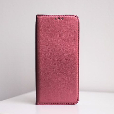 Etui Smart Magnetic do Motorola Moto E22 / E22i burgundowe Etui Smart Magnetic do Motorola Moto E22 / E22i burgundowe