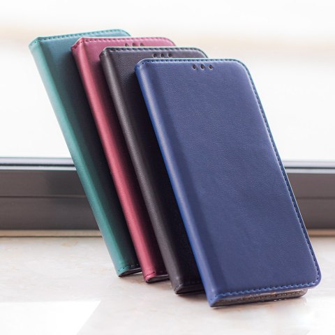 Etui Smart Magnetic do Motorola Moto E22 / E22i burgundowe Etui Smart Magnetic do Motorola Moto E22 / E22i burgundowe