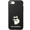 Karl Lagerfeld nakładka do iPhone 7 / 8 / SE KLHCI8SNCHBCK czarna HC Silicone NFT Choupette