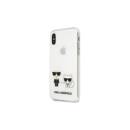 Karl Lagerfeld nakładka do iPhone XS Max KLHCI65CKTR hardcase PC/TPU IK + Choupette Transparent