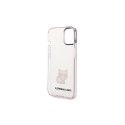 Karl Lagerfeld nakładka do iPhone 14 Plus 6,7" KLHCP14MCTTRI różowa hardcase Transparent Choupette Body