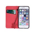 Etui skórzane Smart Pro do iPhone 14 Plus 6,7" bordowe