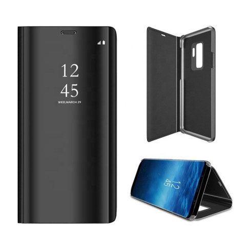 Etui Smart Clear View do Samsung Galaxy S22 czarne Etui Smart Clear View do Samsung Galaxy S22 czarne