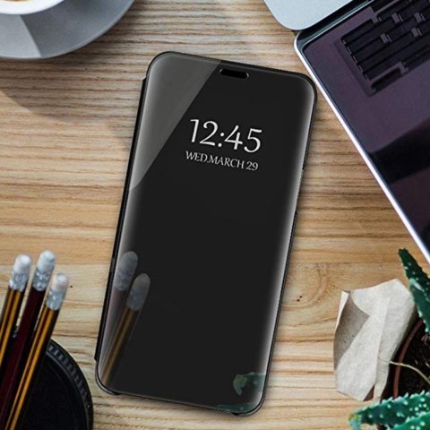 Etui Smart Clear View do Samsung Galaxy S22 czarne Etui Smart Clear View do Samsung Galaxy S22 czarne