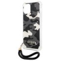 Guess nakładka do iPhone 11 GUHCN61KSARBK czarna hard case Camo Collection