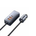 Baseus ładowarka samochodowa Share Together 2w1 PD 120W 2x USB 2x USB-C szara