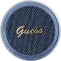 Guess głośnik Bluetooth GUWSC3ALSMB STAND MAGNETIC SCRIPT METAL niebieski