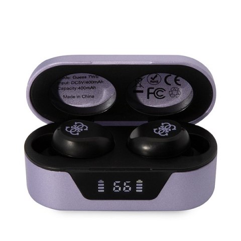 Guess słuchawki Bluetooth GUTWST31EU TWS + stacja dokująca fioletowe Guess słuchawki Bluetooth GUTWST31EU TWS + stacja dokująca fioletowe