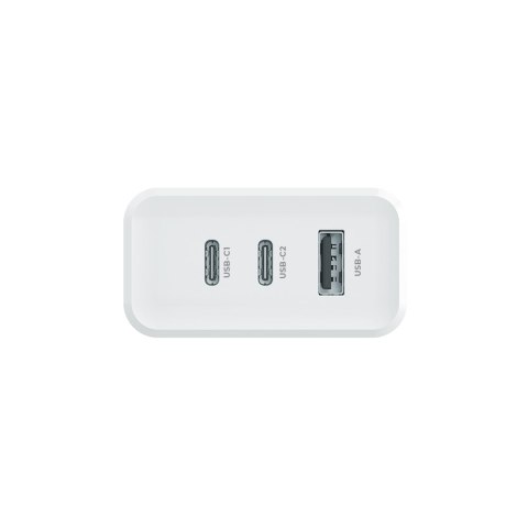 Maxlife ładowarka sieciowa PD QC MXTC-07-45ACC 2x USB-C 1x USB 45W biała Maxlife ładowarka sieciowa PD QC MXTC-07-45ACC 2x USB-C 1x USB 45W biała