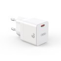 XO ładowarka sieciowa CE09 PD 45W 1x USB-C biała + kabel USB-C - Lightning