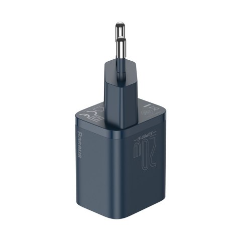 Baseus ładowarka sieciowa Super Si PD 20W 1x USB-C niebieska + kabel USB-C - Lightning Baseus ładowarka sieciowa Super Si PD 20W 1x USB-C niebieska + kabel USB-C - Lightning